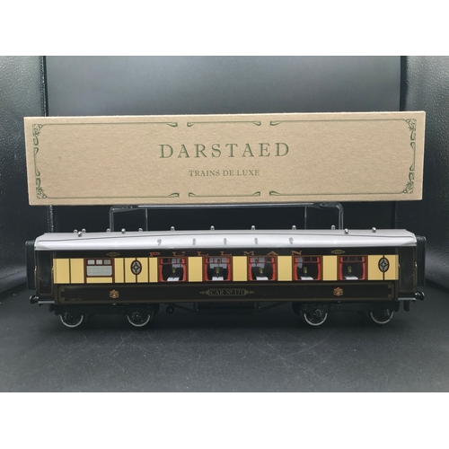 230 - Darstaed O Gauge Modern Issue rake of five Pullman Coaches consisting of 'The Trianon Bar' Car 'Pega... 