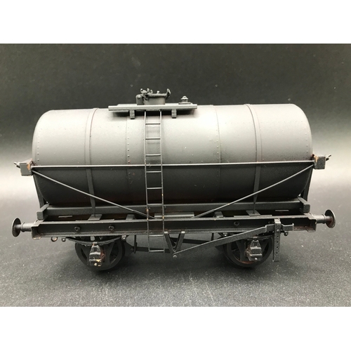 233 - Tower Brass 'O' Gauge Tank Car B Oil Tank Wagon in plain Black, Finescale, Lightly run if run at all... 