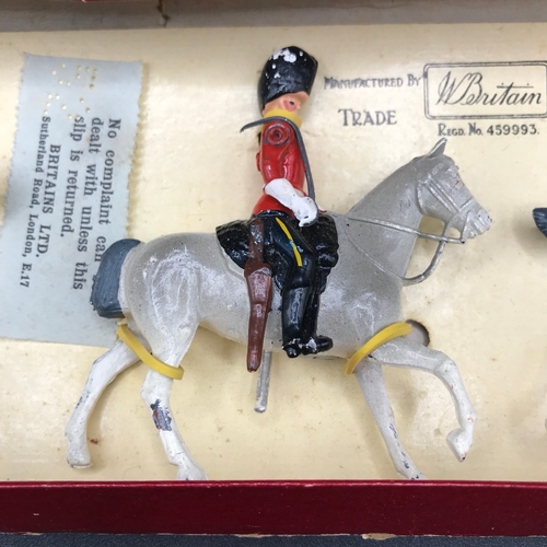 109 - Britains Set 32 Royal Scots Greys (1958 version) comprising officer and four troopers holding sabres... 