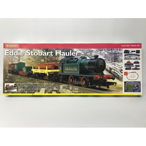 259 - Eddie Stobart Hauler Hornby OO Gauge Train Set R1061, Not used or unpacked, Loco unwrapped for light... 