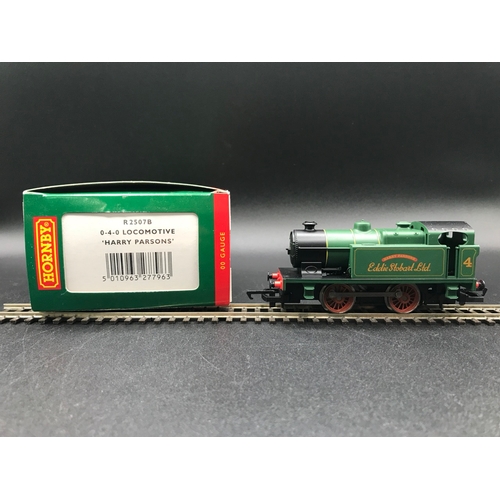 317 - Three Eddie Stobart OO Hornby Locomotives with two Stobart Rolling Stock and Skaledale R6546 Logisti... 