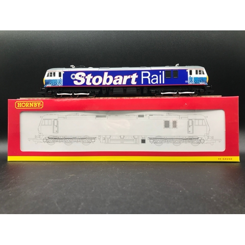 318 - Hornby R3057 Stobart Rail Class 92 Locomotive 92017, as New Tested Runner, DCC Ready, I suspect Firs... 