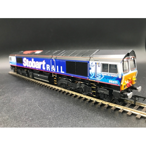 316 - Bachmann 32-977 Class 66/9 Diesel DRS/Stobart Rail 66411, As New, Tested Runner, I suspect first tim... 