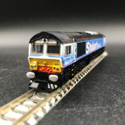 356 - Dapol ND-067 Class 66 Stobart 66411 Eddie the Engine N Gauge, As New, Tested Runner, I suspect first... 