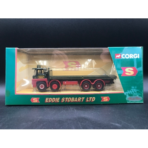 70 - Limited Edition 536/3200 Corgi CC12610 Scammell Crusader 2 Axle Low Loader Eddie Stobart 1:50 with C... 