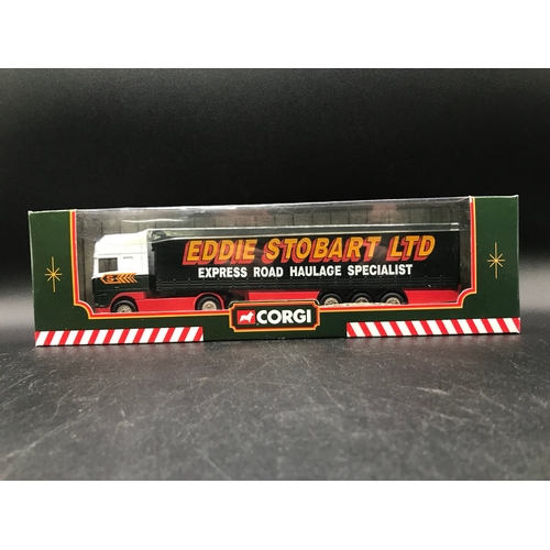 71 - 14 Corgi Eddie Stobart 1:64 Scale Lorries, Undisturbed from Packaging, Boxes overall Good with some ... 