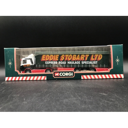 71 - 14 Corgi Eddie Stobart 1:64 Scale Lorries, Undisturbed from Packaging, Boxes overall Good with some ... 