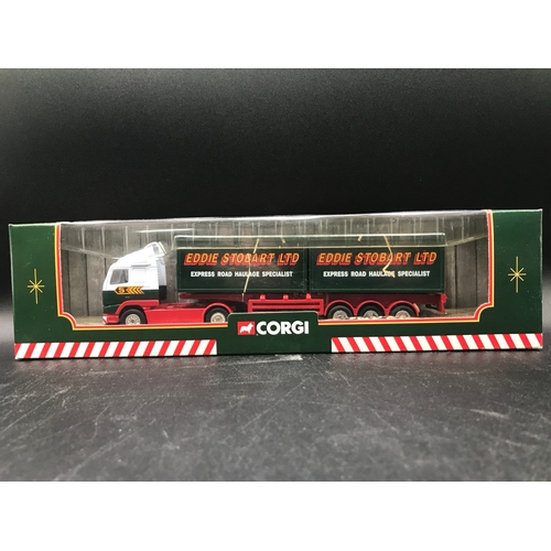 71 - 14 Corgi Eddie Stobart 1:64 Scale Lorries, Undisturbed from Packaging, Boxes overall Good with some ... 