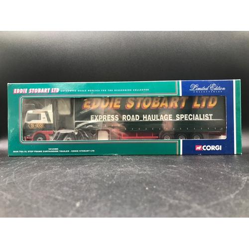 74 - 7 Corgi Eddie Stobart 1:50 Scale Lorries, Five Limited Edition, Includes CC13201 DAF XF Super Space ... 