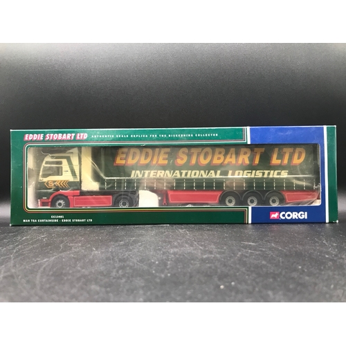 74 - 7 Corgi Eddie Stobart 1:50 Scale Lorries, Five Limited Edition, Includes CC13201 DAF XF Super Space ... 