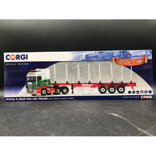 75 - 4 Corgi Eddie Stobart 'Hauliers of Renown' 1:50 Scale Lorries, Special Editions, Includes CC13745 Sc... 