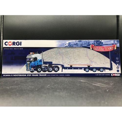 76 - 5 Corgi Eddie Stobart 'Hauliers of Renown' 1:50 Scale Lorries, Special Editions, Includes CC13745 Sc... 