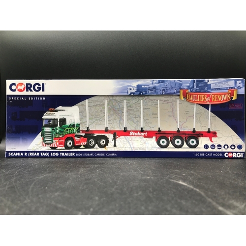 76 - 5 Corgi Eddie Stobart 'Hauliers of Renown' 1:50 Scale Lorries, Special Editions, Includes CC13745 Sc... 