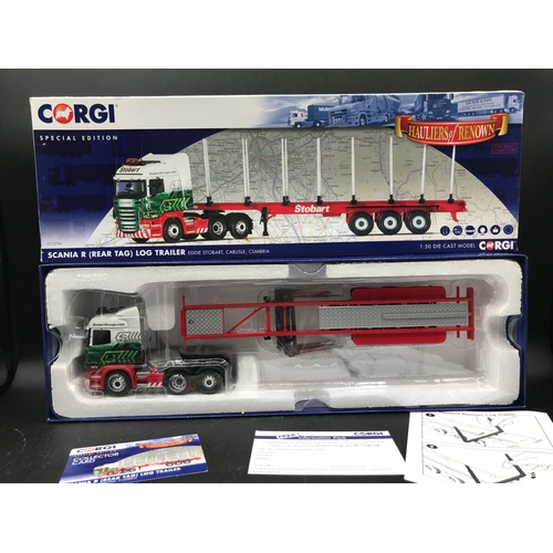 76 - 5 Corgi Eddie Stobart 'Hauliers of Renown' 1:50 Scale Lorries, Special Editions, Includes CC13745 Sc... 