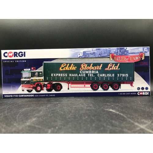 76 - 5 Corgi Eddie Stobart 'Hauliers of Renown' 1:50 Scale Lorries, Special Editions, Includes CC13745 Sc... 