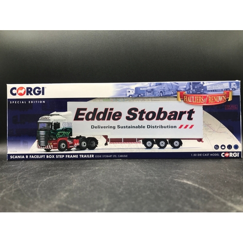 76 - 5 Corgi Eddie Stobart 'Hauliers of Renown' 1:50 Scale Lorries, Special Editions, Includes CC13745 Sc... 