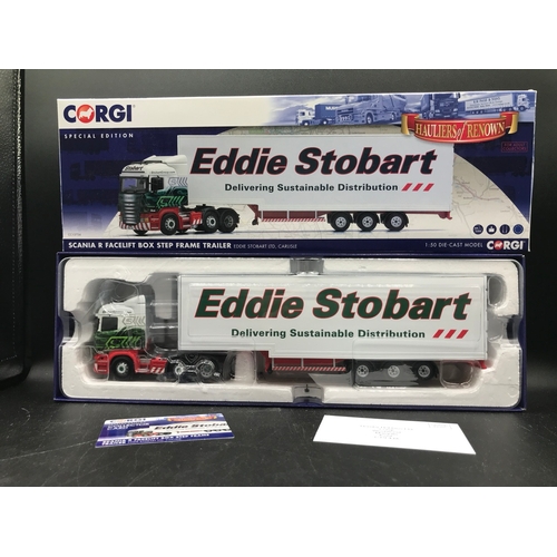 76 - 5 Corgi Eddie Stobart 'Hauliers of Renown' 1:50 Scale Lorries, Special Editions, Includes CC13745 Sc... 