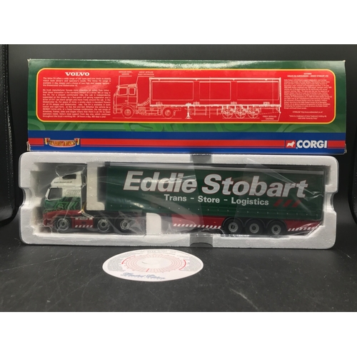 77 - 3 Corgi Eddie Stobart 'Hauliers of Renown' 1:50 Scale Lorries, Limited Editions, Includes CC140002 V... 