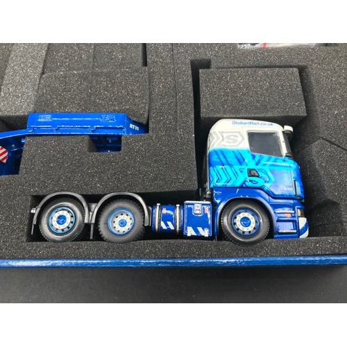 78 - Three Tekno 1:50 Scale Eddie Stobart Trucks, Limited Editions, including 9255s Scania Oakley Horsebo... 