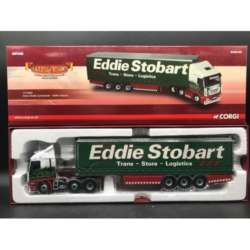 79 - 4 Corgi Eddie Stobart 'Hauliers of Renown' 1:50 Scale Trucks, Limited Editions (3), Includes CC15002... 