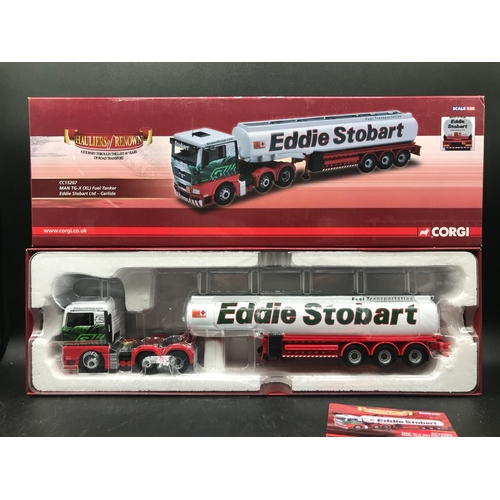 79 - 4 Corgi Eddie Stobart 'Hauliers of Renown' 1:50 Scale Trucks, Limited Editions (3), Includes CC15002... 