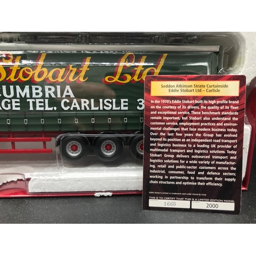 80 - 4 Corgi Eddie Stobart 'Hauliers of Renown' 1:50 Scale Trucks, Limited Editions (3), Includes CC15002... 