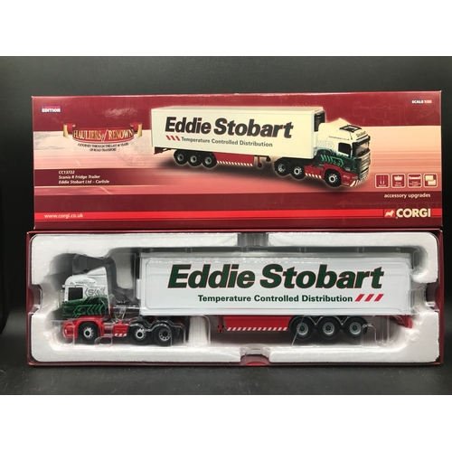 80 - 4 Corgi Eddie Stobart 'Hauliers of Renown' 1:50 Scale Trucks, Limited Editions (3), Includes CC15002... 