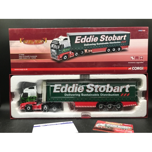 80 - 4 Corgi Eddie Stobart 'Hauliers of Renown' 1:50 Scale Trucks, Limited Editions (3), Includes CC15002... 