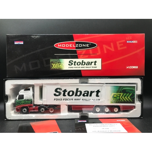 81 - 3 Corgi Eddie Stobart 1:50 Scale Trucks, Limited Editions (3) including 60 Year Anniversary, Include... 