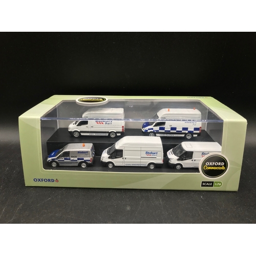 83 - 19 Oxford Die-cast Stobart Vehicles in Cases, 1:76 Scale unless stated, Undisturbed from Packaging, ... 