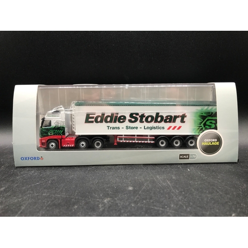 83 - 19 Oxford Die-cast Stobart Vehicles in Cases, 1:76 Scale unless stated, Undisturbed from Packaging, ... 