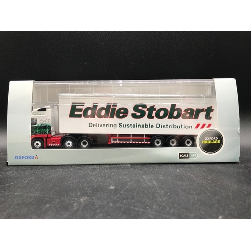 83 - 19 Oxford Die-cast Stobart Vehicles in Cases, 1:76 Scale unless stated, Undisturbed from Packaging, ... 