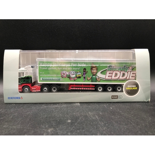 83 - 19 Oxford Die-cast Stobart Vehicles in Cases, 1:76 Scale unless stated, Undisturbed from Packaging, ... 