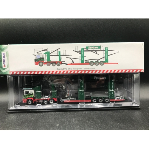 83 - 19 Oxford Die-cast Stobart Vehicles in Cases, 1:76 Scale unless stated, Undisturbed from Packaging, ... 