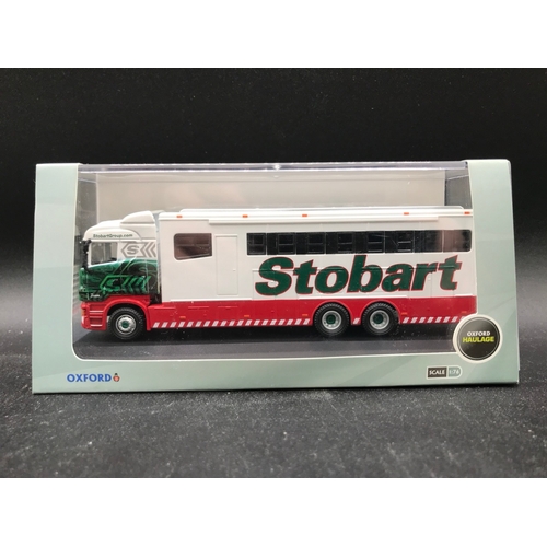 83 - 19 Oxford Die-cast Stobart Vehicles in Cases, 1:76 Scale unless stated, Undisturbed from Packaging, ... 