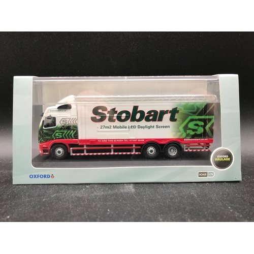 83 - 19 Oxford Die-cast Stobart Vehicles in Cases, 1:76 Scale unless stated, Undisturbed from Packaging, ... 