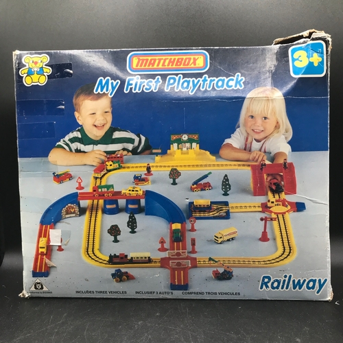 208 - Matchbox 'My First Playtrack Railway' LL-103, Dated 1990, Un-checked for Completeness but Feels Full... 