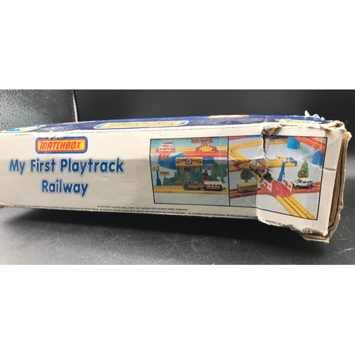 208 - Matchbox 'My First Playtrack Railway' LL-103, Dated 1990, Un-checked for Completeness but Feels Full... 