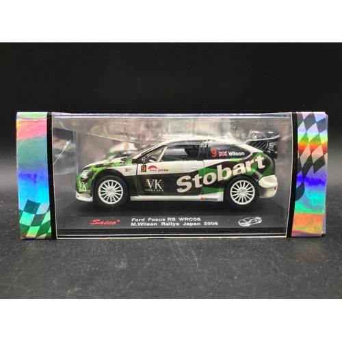 95 - Four Saico Motorsport Series Rally Cars, 1:32 Ford Focus RS WRC06 H.Solberg Rally Norway 2007 'exper... 