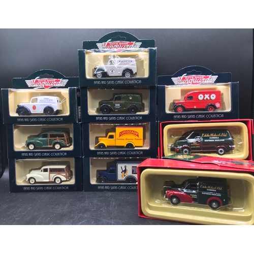 88 - 10 Vanguards Days Gone Vehicles, includes 1:43 Scale VA06603 Eddie Stobart Ford Transit Mk1 Diesel V... 