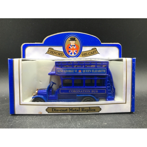 89 - 15 Oxford Die-cast Metal Replicas Trucks and Buses Boxed, Undisturbed from Packaging, Boxes overall ... 