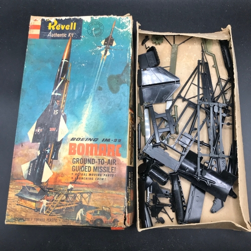 132 - Vintage Revell Boeing IM-99 Bombard Ground-to-air Guided Missile Kit, with other Revell kit parts, t... 