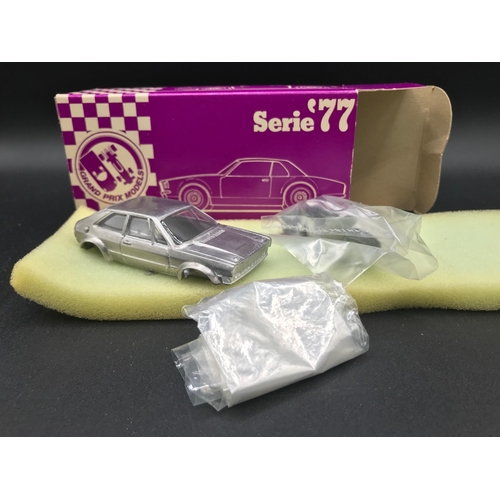 125 - Three 1/43 Scale Un-built White Metal Kits from SMTS, Grand Prix Models Series 77 and TW Collection,... 