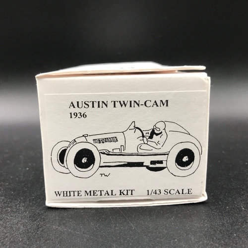 125 - Three 1/43 Scale Un-built White Metal Kits from SMTS, Grand Prix Models Series 77 and TW Collection,... 