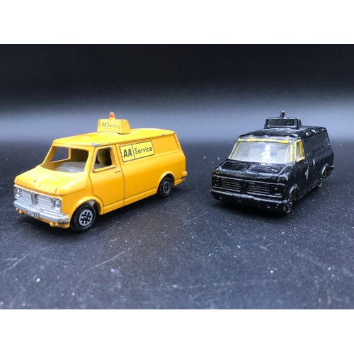 39 - 15 Dinky Die-cast Vehicles for Restoration, includes Dinky 252-G-2 Daimler Ambulance, 254 Austin Tax... 