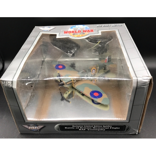 6 - Two 1:48 Scale Airplane Collection WWII Series Ltd Edition Spitfires, Garfield Weston IV No.312 Czec... 