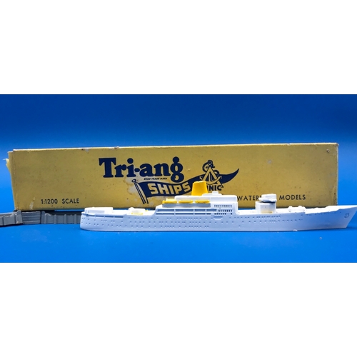 108 - 16 Boxed Triang Minic Waterline Ship Models 1:1200 Scale in the Original boxes, plus another 23 unbo... 