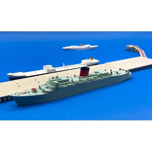 108 - 16 Boxed Triang Minic Waterline Ship Models 1:1200 Scale in the Original boxes, plus another 23 unbo... 