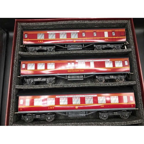 231 - Ace trains Vintage Gauge O Coach Set of Five, Coarse Scale Tinplate 