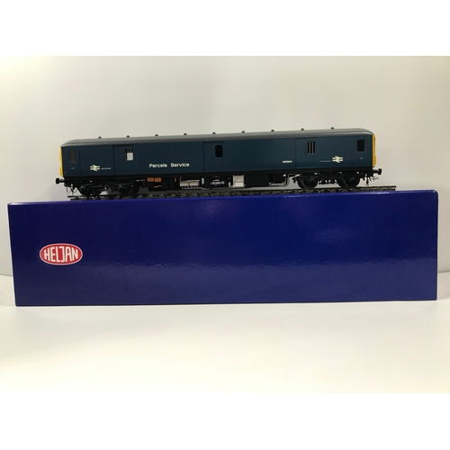 241 - Heljan Finescale O gauge Diesel Parcel Unit, Class 128, Non-Motorised in Rail Blue, Fitted with 'Way... 